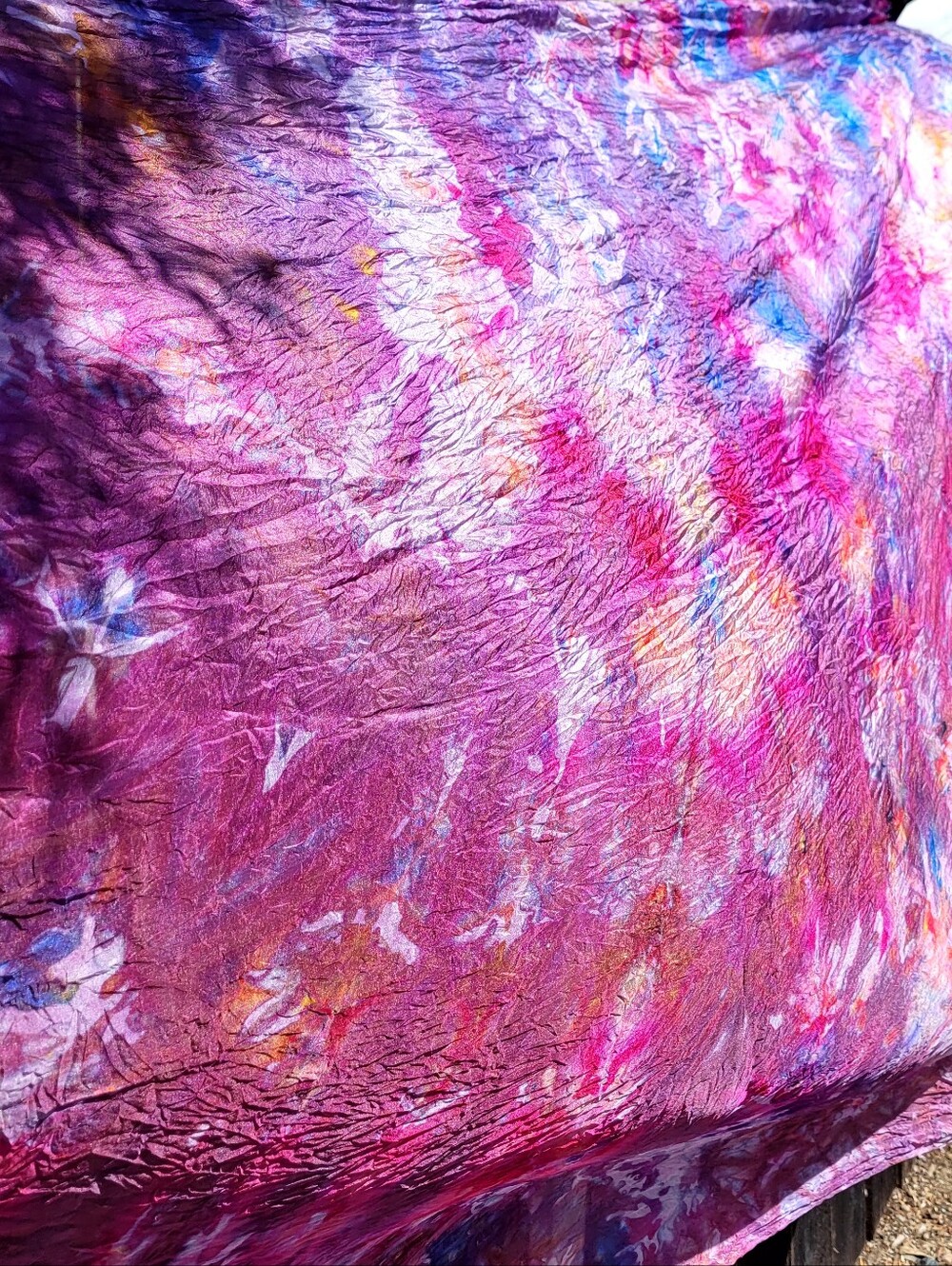 4 Yards Hand Dyed China Silk